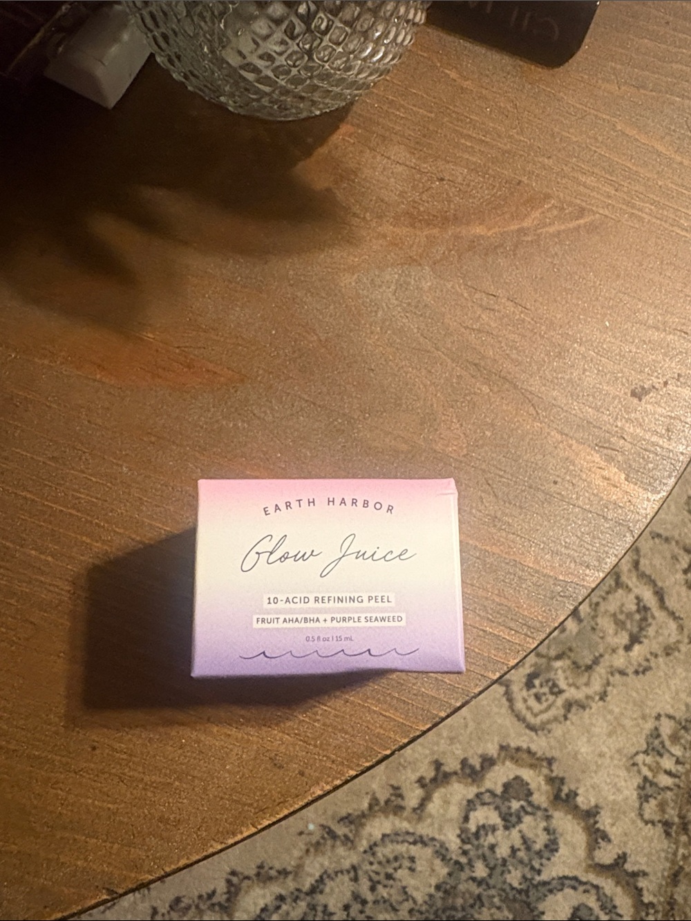 Earth Harbor Glow Juice 10-Acid Refining Peel — Pink & Purple